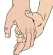 hand in hand