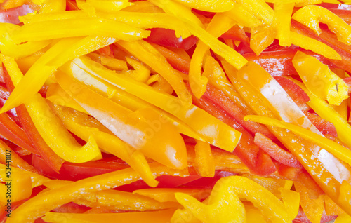 Photo: Sliced Peppers Sliced Peppers