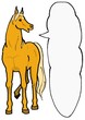 馬のメッセージカード