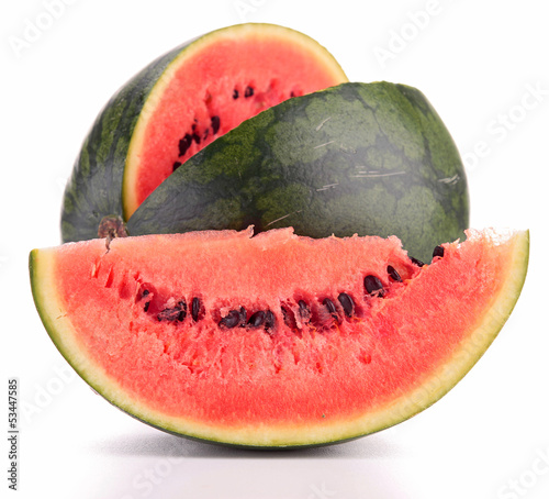 Photo: isolated fresh watermelon isolated fresh watermelon