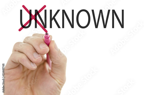 Photo: Changing word Unknown into Known Changing word Unknown into Known