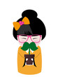 kokeshi moustache