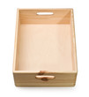 empty wooden box