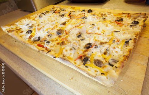Photo: Homemade Vegetarian Pizza Homemade Vegetarian Pizza
