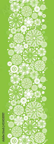 Vector: Vector abstract green and white circles vertical seamless Vector abstract green and white circles vertical seamless