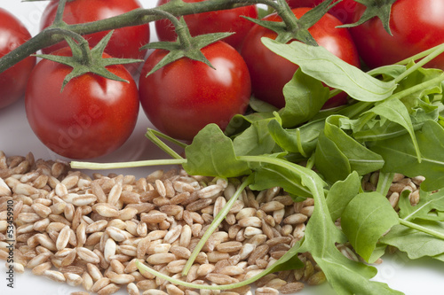 Photo: farro pachino e rucola farro pachino e rucola