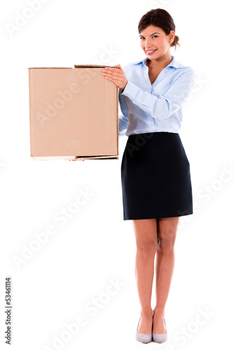 Photo: Business woman moving Business woman moving