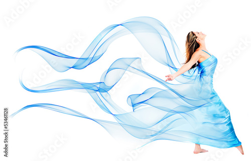 Photo: Woman in a beautiful dress Woman in a beautiful dress