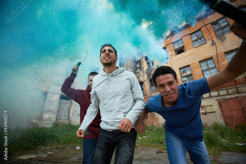 Photo: Malicious hooligans Malicious hooligans
