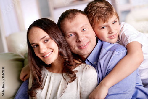 Photo: Family of three Family of three