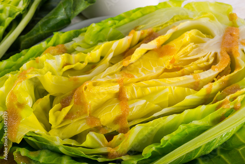 Photo: boiled cabbage boiled cabbage