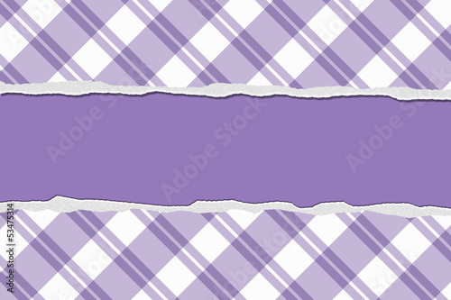 Illustration: Purple Striped Torn Background for your message or invitation Purple Striped Torn Background for your message or invitation