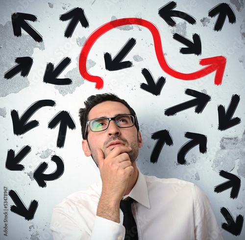 Photo: Confused businessman Confused businessman