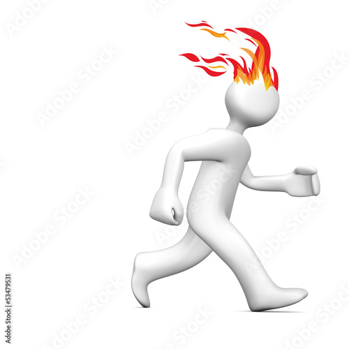 Illustration: Fire Hair Manikin Fire Hair Manikin