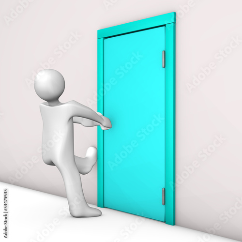 Illustration: Secured Door Secured Door
