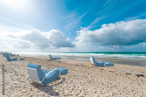 Photo: Relaxing seats on the beach Relaxing seats on the beach