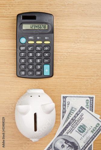 Photo: Calculating savings Calculating savings