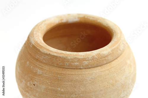 Photo: Close view of pot opening at shallow depth of focus Close view of pot opening at shallow depth of focus