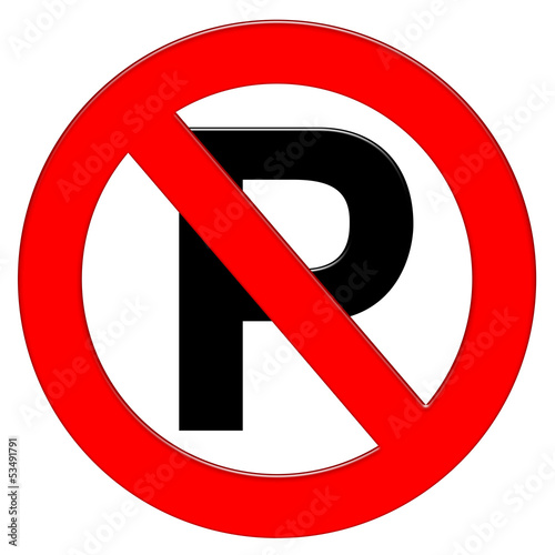Illustration: Divieto parcheggio Divieto parcheggio