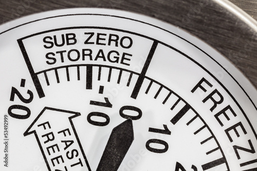 Photo: Sub Zero Storage Refrigerator Thermometer Sub Zero Storage Refrigerator Thermometer