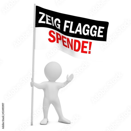 Illustration: Zeig Initiative und spende! Zeig Initiative und spende!