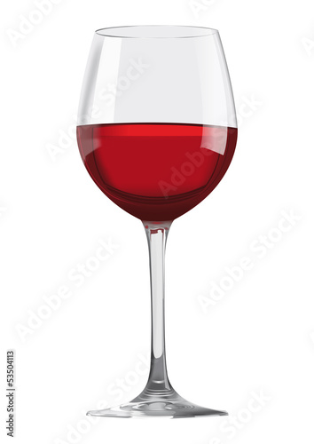 Vector: Verre de vin rouge Verre de vin rouge