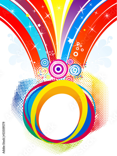 Vector: abstract colorful rainbow splash background abstract colorful rainbow splash background