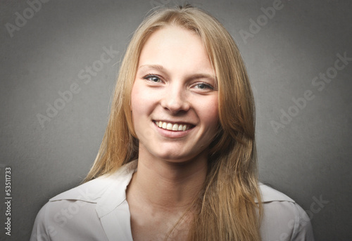 Photo: woman smiling woman smiling