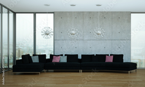 Illustration: modernes Sofa modernes Sofa