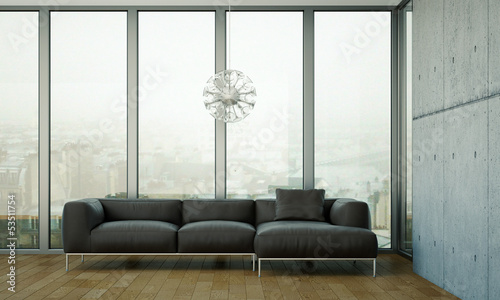 Illustration: modernes Sofa modernes Sofa