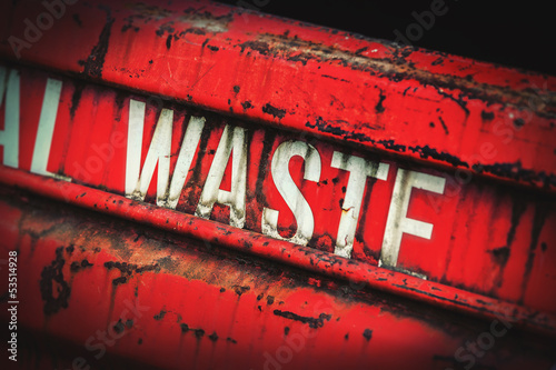 Photo: waste skip waste skip