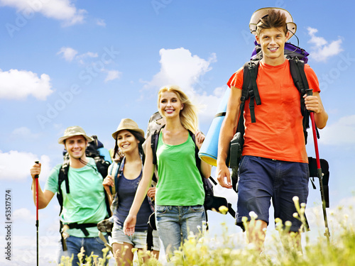 Photo: Group people on travel. Group people on travel.