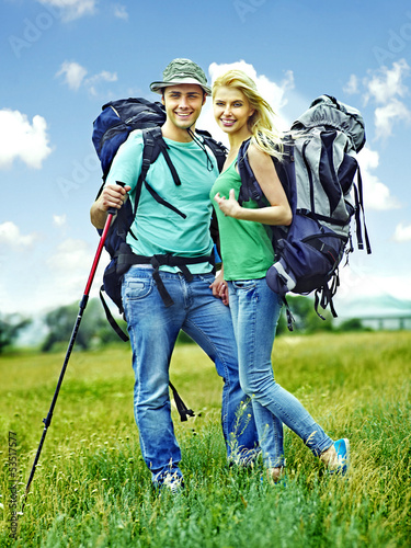Photo: Couple on travel. Couple on travel.