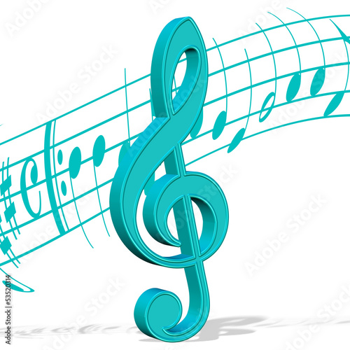 Illustration: Violinschlüssel Violinschlüssel