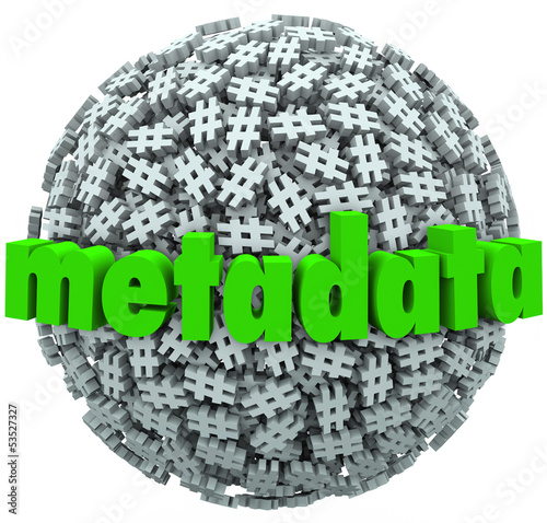 Illustration: Meta Data Number Pound Hash Tag Sphere Metadata Hashtags Meta Data Number Pound Hash Tag Sphere Metadata Hashtags