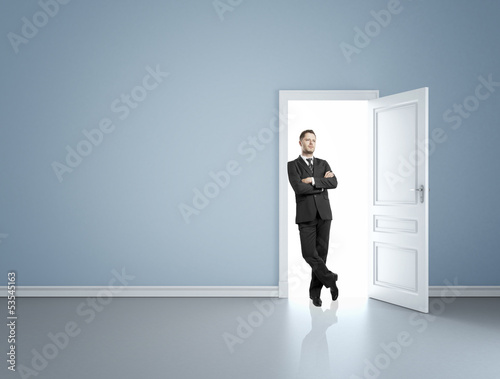 Photo: businessman standing businessman standing