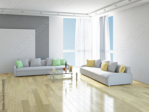 Illustration: Sofas with pillows Sofas with pillows