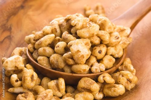 Photo: Popped wheat grains Popped wheat grains