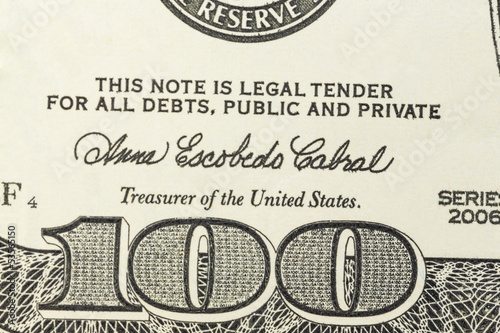 Photo: Viele Dollar Geldscheine Viele Dollar Geldscheine