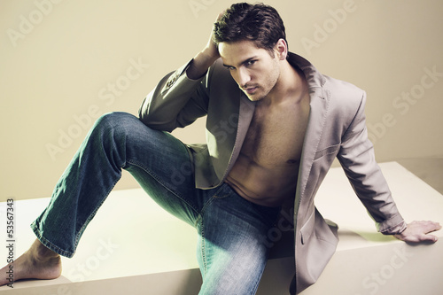 Photo: Handsome stylish guy with nice haircut Handsome stylish guy with nice haircut