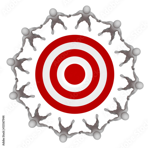 Illustration: Team target Team target
