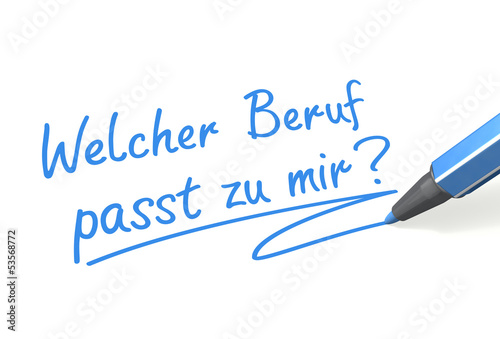 Illustration: Welcher Beruf passt zu mir? Welcher Beruf passt zu mir?