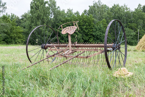 Photo: Horse rake Horse rake