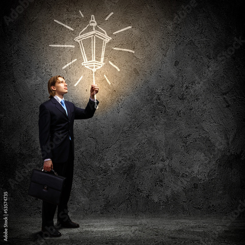 Photo: Businessman in black suit Businessman in black suit