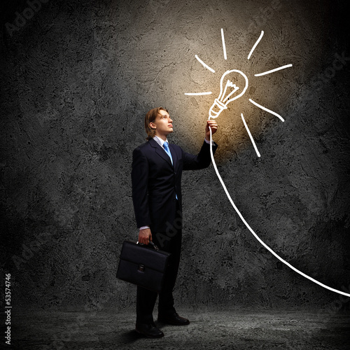 Photo: Businessman in black suit Businessman in black suit