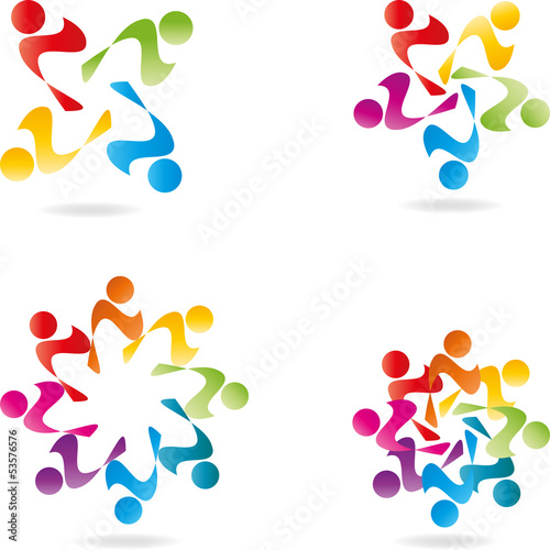 Vector: Menschen, Leute, Gruppe, Group of people Menschen, Leute, Gruppe, Group of people