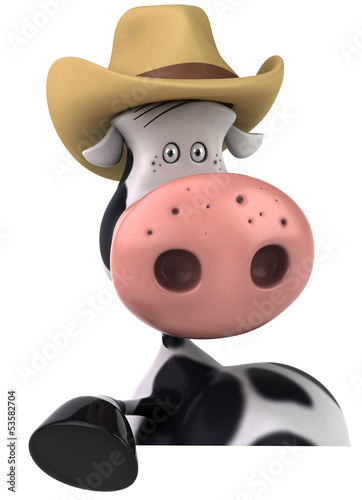 Illustration: Fun cow Fun cow