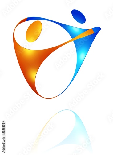 Illustration: Tanzpaar - Partnerschaft - Icon Tanzpaar - Partnerschaft - Icon