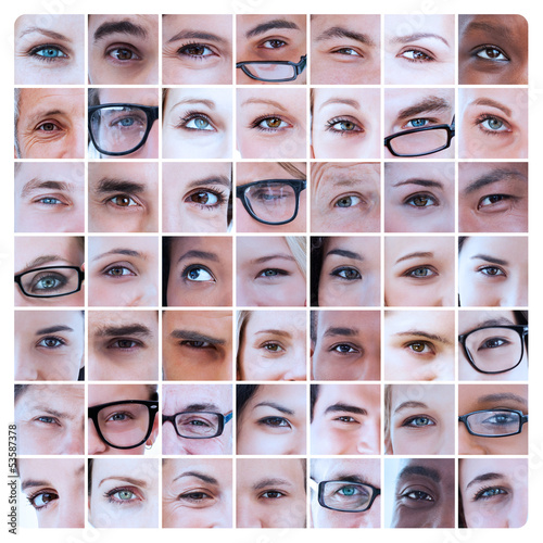 Photo: Collage of eyes Collage of eyes