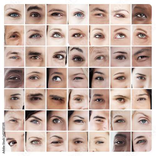 Photo: Collage of various eyes Collage of various eyes
